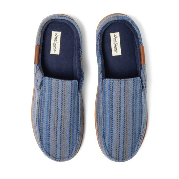 Dearfoams Cozy Comfort Men's Notch Clog Slipper, Size Medium (9-10), Relaxed Fit - Picture 1 of 5